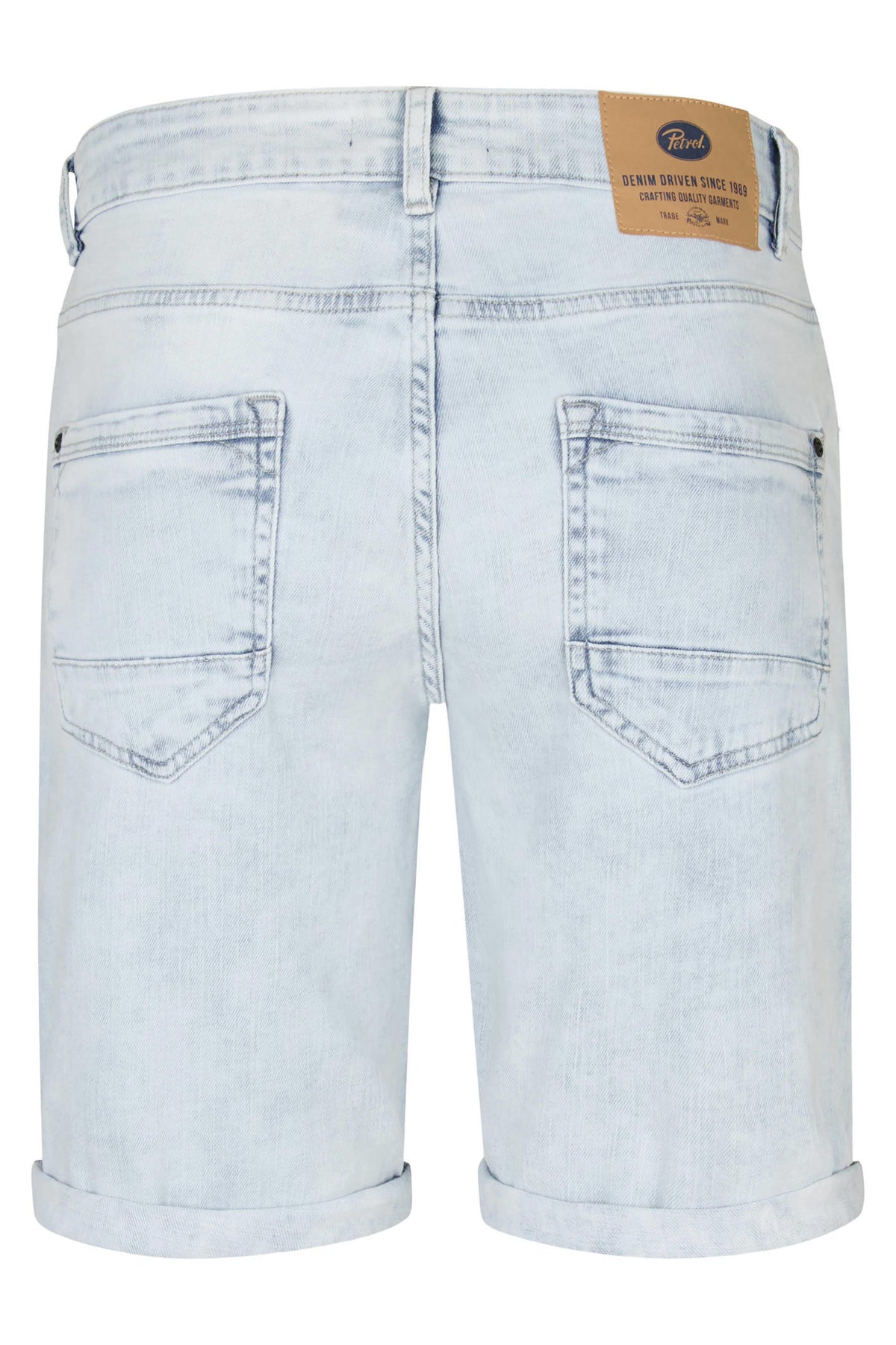 Petrol Industries Regular Denim Short Heren Maat 2XL – Light Stone – Katoen & Elastaan