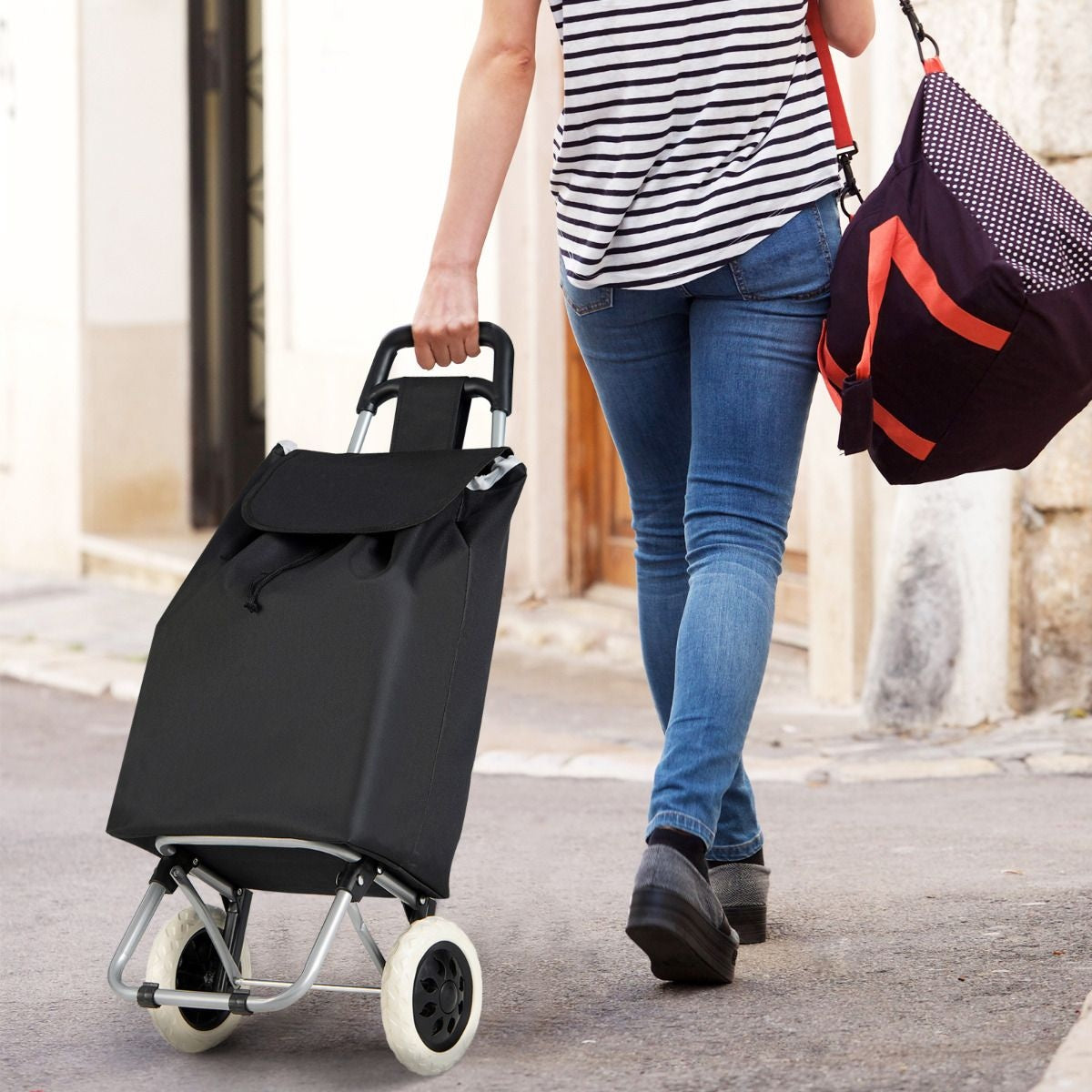 Coast Boodschappentrolley - Max. 35 kg - Zwart