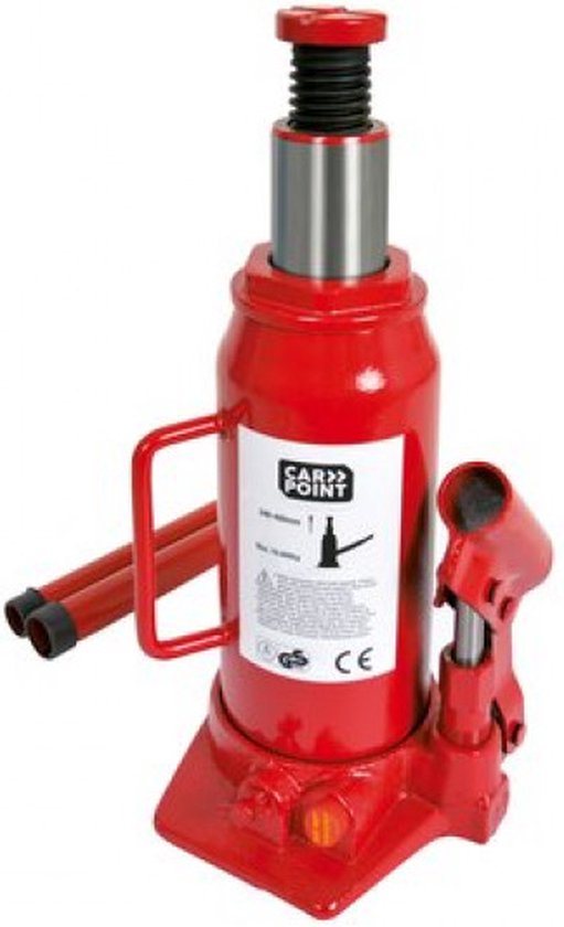 Carpoint Hydraulische Potkrik 10 Ton | Krik 10.000KG voor Auto, Caravan, Aanhangwagen