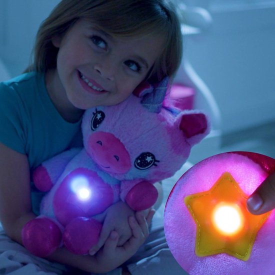 StarBelly Dream Lites - Knuffelige Puppy - knuffel - Ster-Projector - Nachtlampje - Kinderen