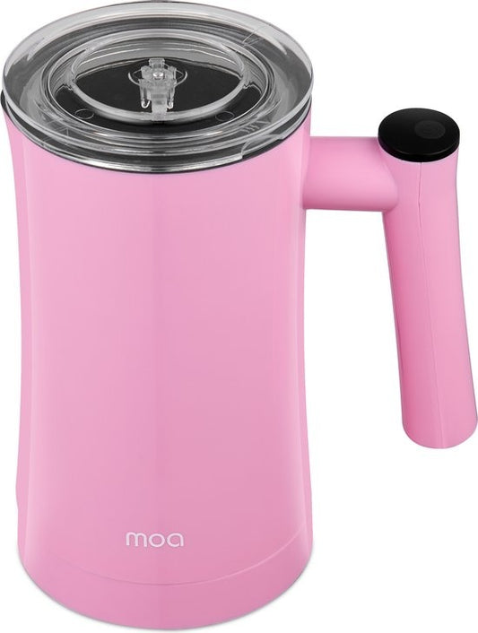 MOA Melkopschuimer - BPA vrij - Voor Opschuimen en Verwarmen - Roze - MF1P