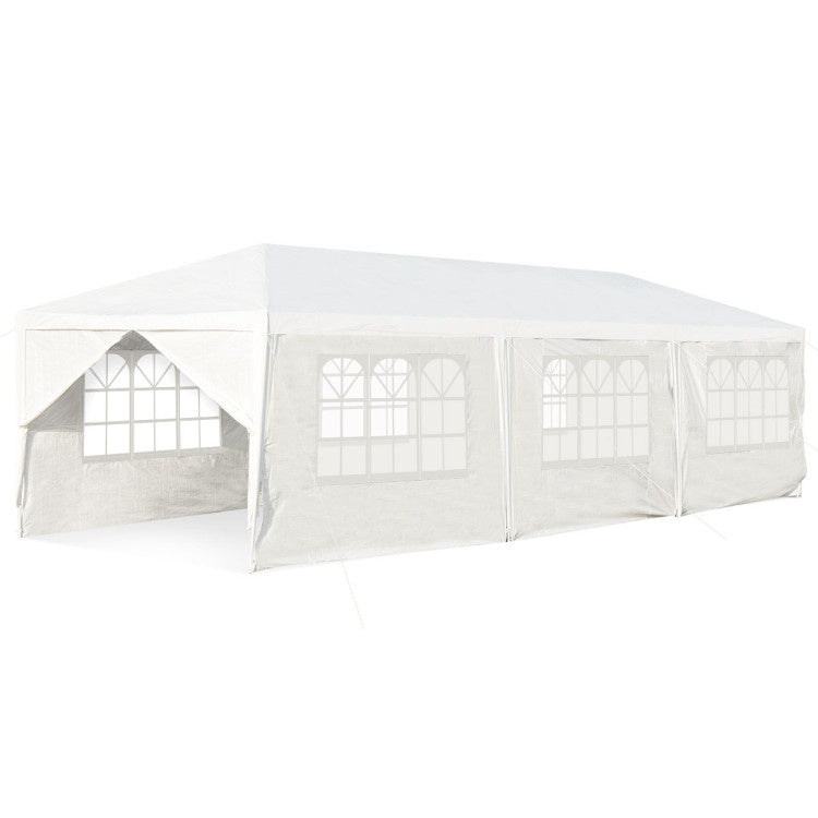 Coast Partytent - Paviljoen - 8 Zijwanden - Waterdicht - 300 x 900 cm - Wit
