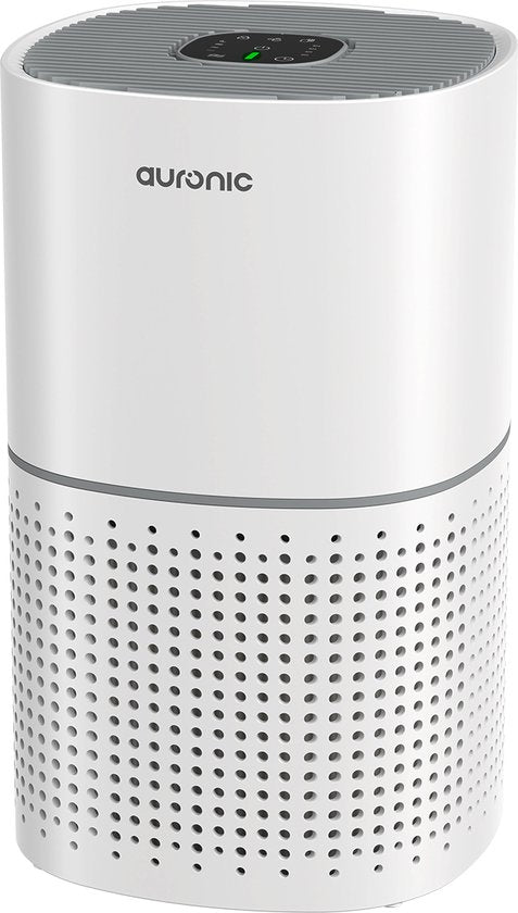 Auronic Luchtreiniger Fresh - Met HEPA 13-filter - 225 m³/u - 45 m² - Koolstoffilter - 3 Standen - Air Purifier - Wit