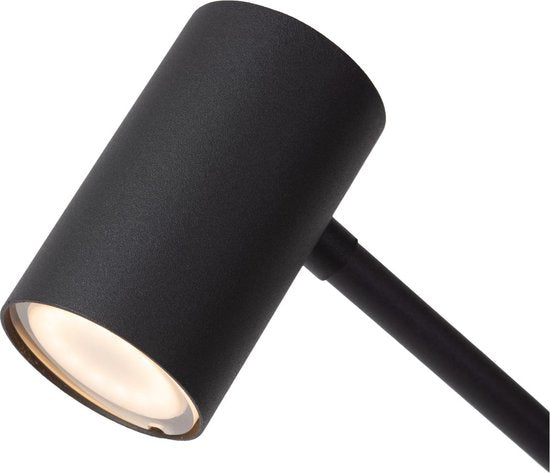 Lucide TIPIK - Oplaadbare Vloerlamp - Accu/Batterij - LED 3 StepDim - 1x3W 2700K - Zwart