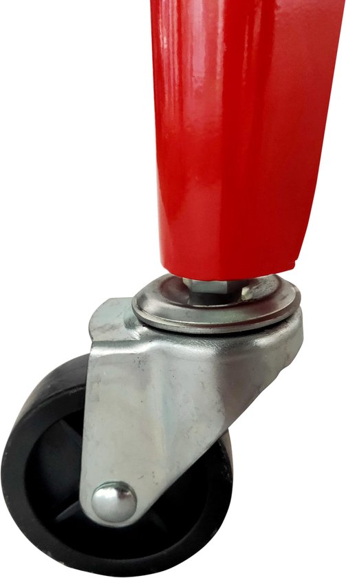 AXI Retro Cooler Rood - Koeler met wielen - 76L inhoud - Koelbox met aftapkraan