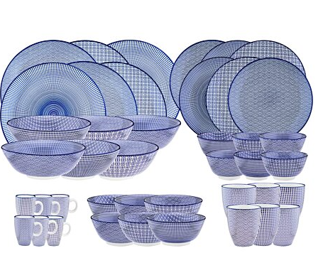 Bjorn Servies Pattern Blue 42 delig