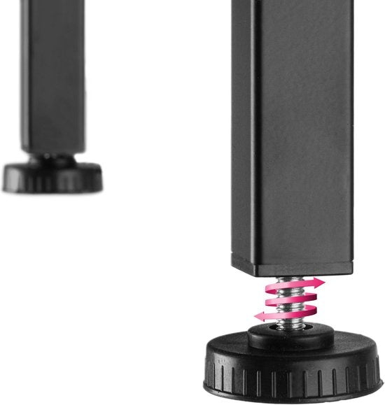 tectake® - Bijzettafel Carlton industrial dark - 404358