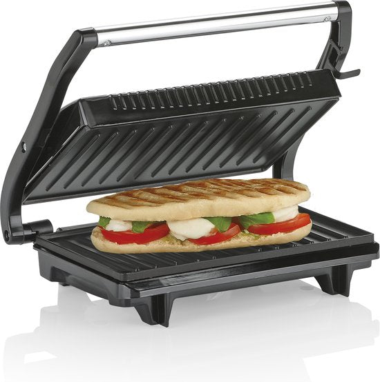 Tristar Contactgrill - GR-2846 - 700W - Tosti apparaat - 22,5x14cm bakoppervlak - Aluminium