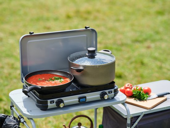 Campingaz Camping Kitchen 2 Maxi R kooktoestel camping - 2-pits camping gas kooktoestel