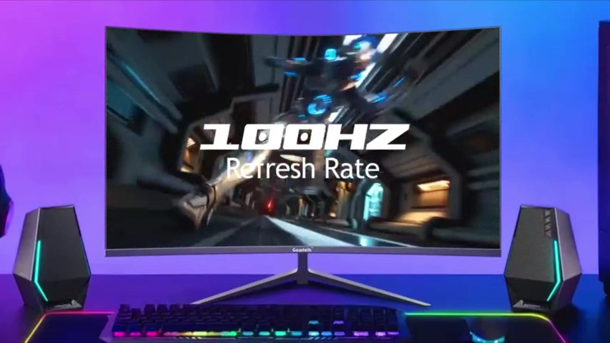 Gawfolk 27-inch curved gamingmonitor - Full HD - 100 Hz