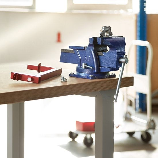 tectake - Bankschroef voor werkbank 165 mm draaibaar - art nr  401125
