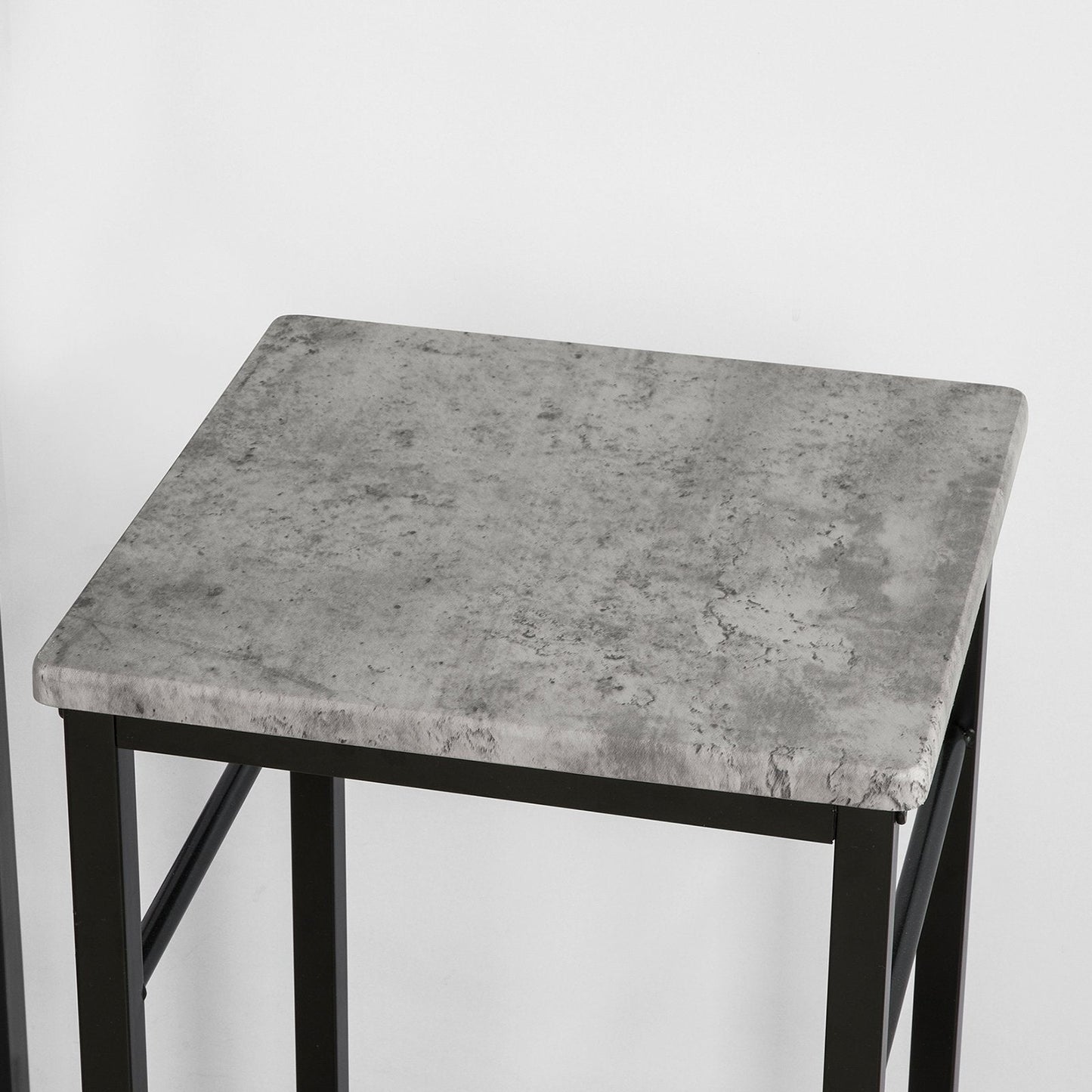 SoBuy Bistrotafel - Modern - 1 tafel + 2 Krukken
