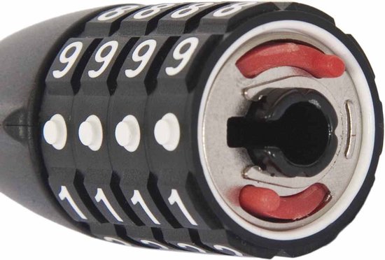Abus Steel-O-Flex Tresor 1360/110 Kabelslot - 110 cm - Zwart