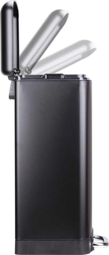 Dirt Devil Pedaalemmer 30 Liter - Prullenbak - RVS - Zwart
