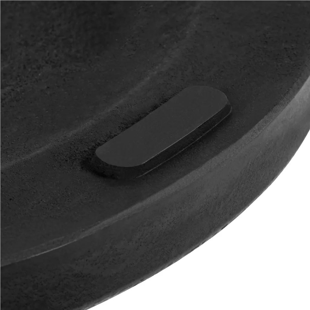 Yaheetech Parasolvoet 44,5 × 44,5 × 32,5 cm – Zwart – Parasolstandaard 10 kg voor Parasolstokken van 38–48 mm