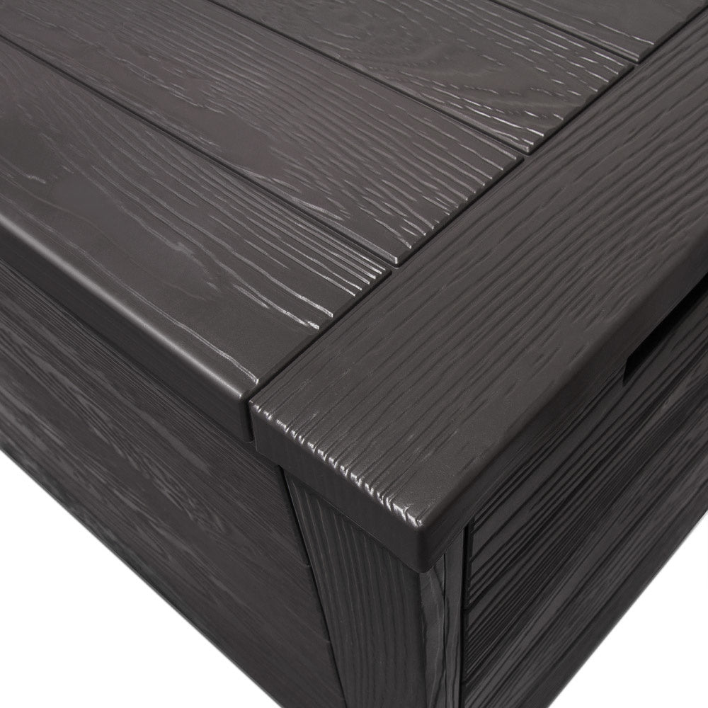 DBA Opbergbox Antraciet 120 x 46 x 57cm - Buiten - Geschikt voor terras, balkon en tuin