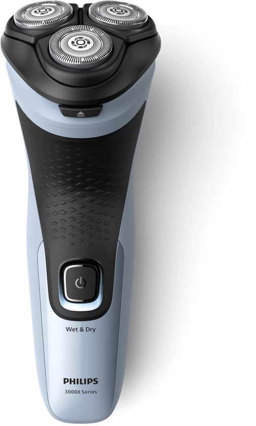 Philips Shaver 3000X X3003/00 –Nat & droog - Scheerapparaat voor mannen - Met trimmer – Blauw
