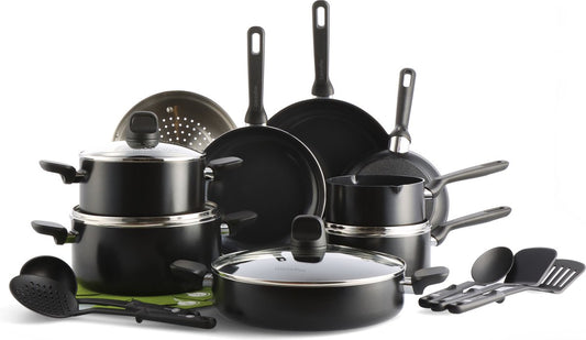 GreenPan - Memphis pannenset - Ø20-delig - Inductie - PFAS-vrij - Zwart