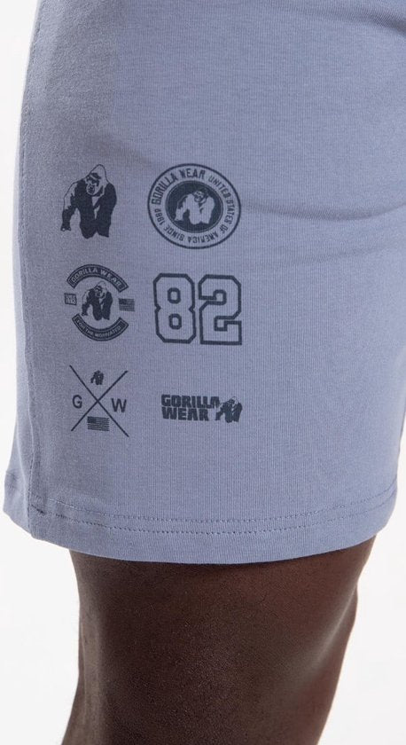 Gorilla Wear Lopez Shorts - Stonewash Blauw - 3XL
