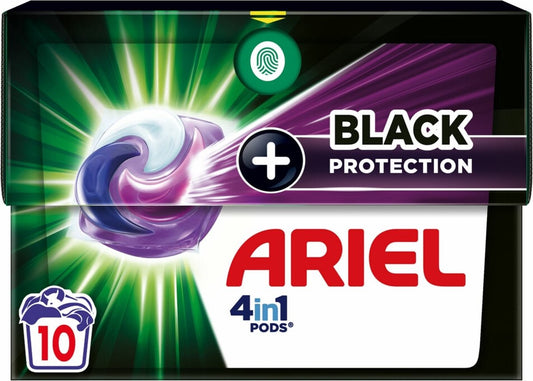 Ariel Revita Black Wasmiddelcapsules – 4in1 Pods – Donkere Was – 10 Wasbeurten – Zwart