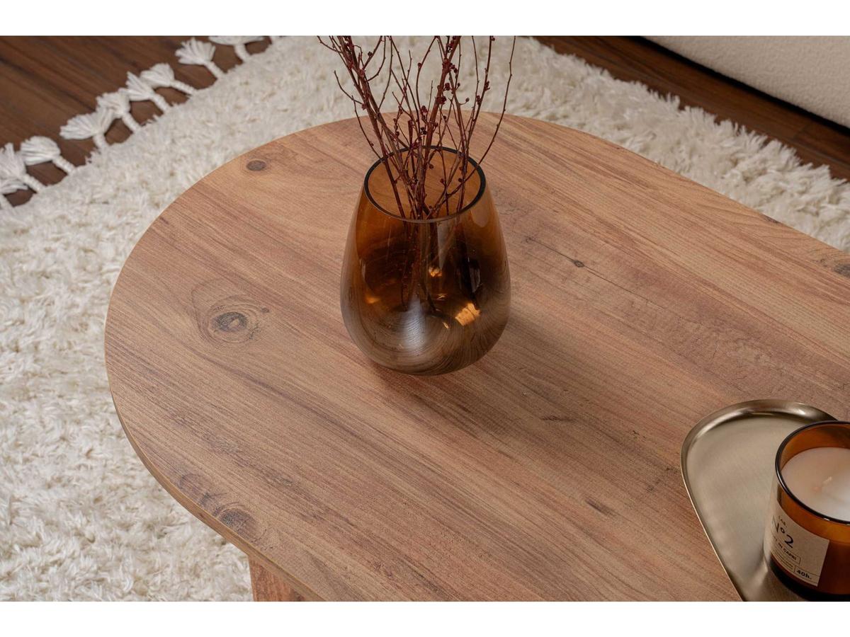 Kalune Design Ovale Salontafel - Sable - 119 x 60 x 40 cm - Atlantic Pine