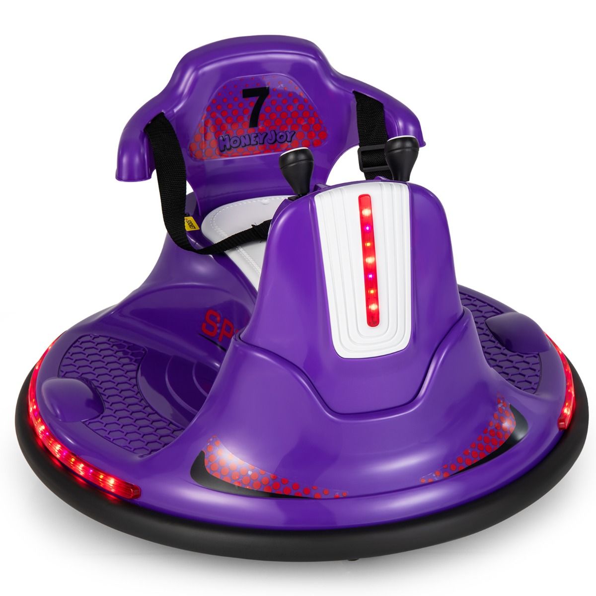 Coast Elektrische Botsauto voor Kinderen - 6V Accu - Dubbele Joysticks - 360° Draaibaar - Blauw