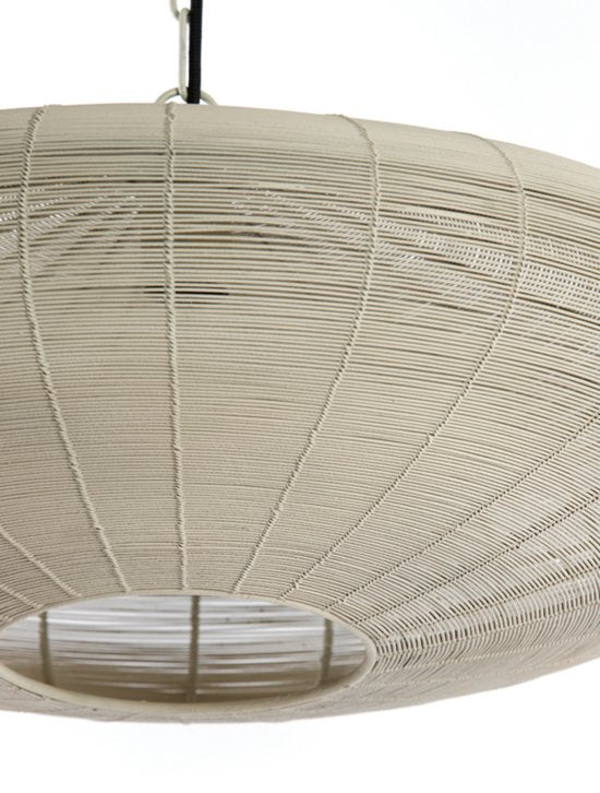 Light & Living Hanglamp Bahoto - Mat CrÃ¨me - 51x20 cm