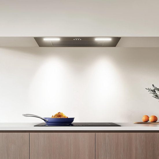 CIARRA CBCB6926A inbouw afzuigkap 60 cm - 650 m³/h - zwart - A+++