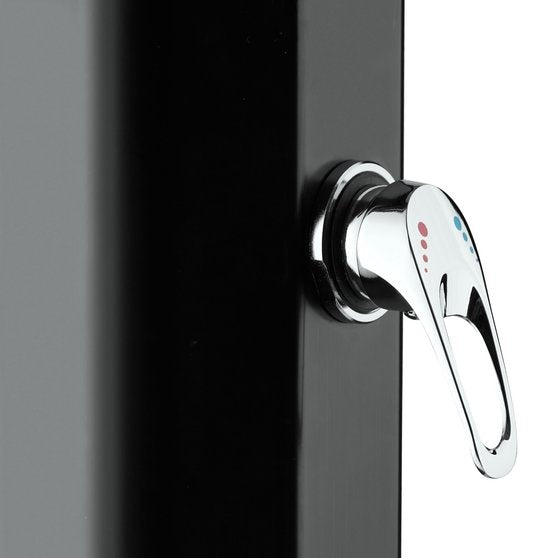 tectake - Buitendouche "Ofanto" 35 l - zwart - 404473