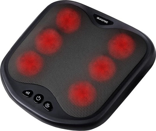 Auronic Voetmassage Apparaat – Warmtefunctie – 36,3 x 34,6 x 9 cm – Zwart
