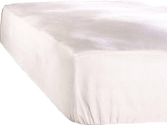 De Witte Lietaer Hoeslaken Case 160 X 220 Cm Katoen Wit