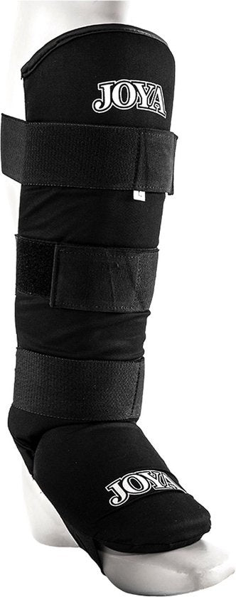 Joya Fightgear - "Velcro" scheenbeschermers - Zwart - XS