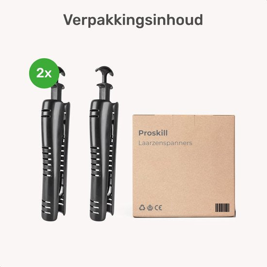 Proskill Laarzenspanners - 2 Stuks - Laarzenvuller - Oprekker - Dameslaars - Schoenoprekker