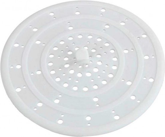 Wenko Gootsteenzeef Sava 12 Cm Siliconen Wit
