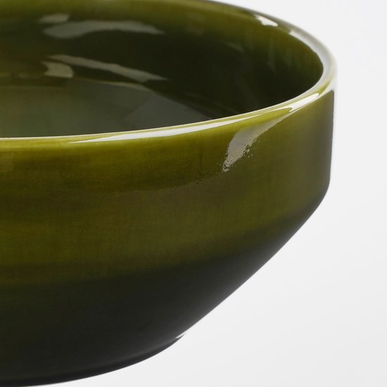 Mica Decorations Rhea Schaal - Ø13 cm - Keramiek - Groen