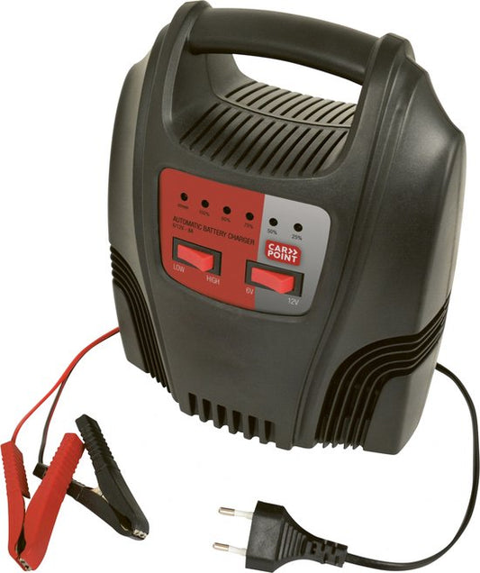 Carpoint Auto Acculader 8A 6-12 Volt - Accu lader voor Auto of Motor