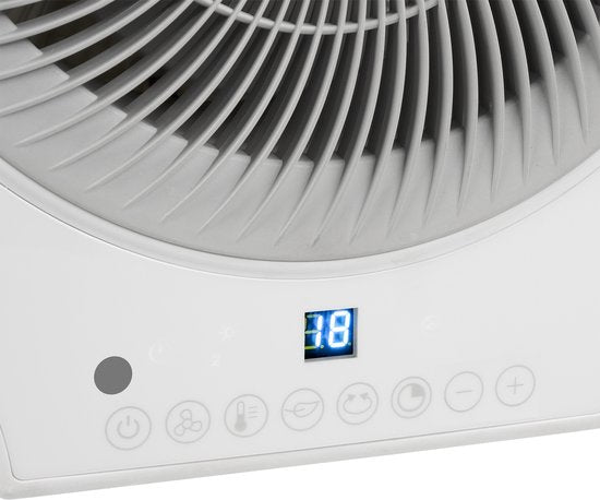 Tristar Ventilator met warmtefunctie KA-5160 Afstandsbediening en digitale bediening - Voor kamer 25m² - Wit