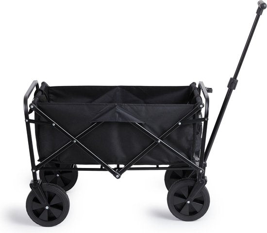 909 Outdoor Bolderkar - Opvouwbaar - Max laadvermogen 80 KG - 75x46x91cm - Zwart