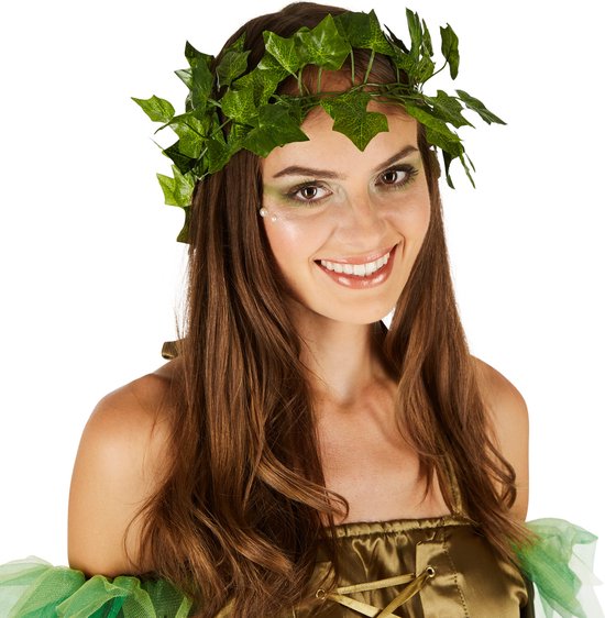 dressforfun - Vrouwenkostuum bosfee - S - Verkleedkleding carnaval - Halloween - Verkleden - Feestkleding - Carnavalskleding - Feest - Partykleding
