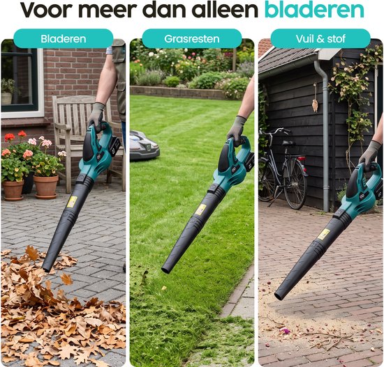 Infinity Goods Accu Bladblazer 20V - Blazer - 280 km/u Luchtsnelheid - Incl. Accu - Extra Krachtig