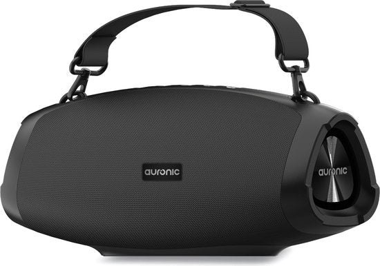 Auronic Boombox - Extra Bass - Bluetooth Speaker - Draadloos - Muziek box - USB, AUX en SD-kaart Aansluiting - Zwart