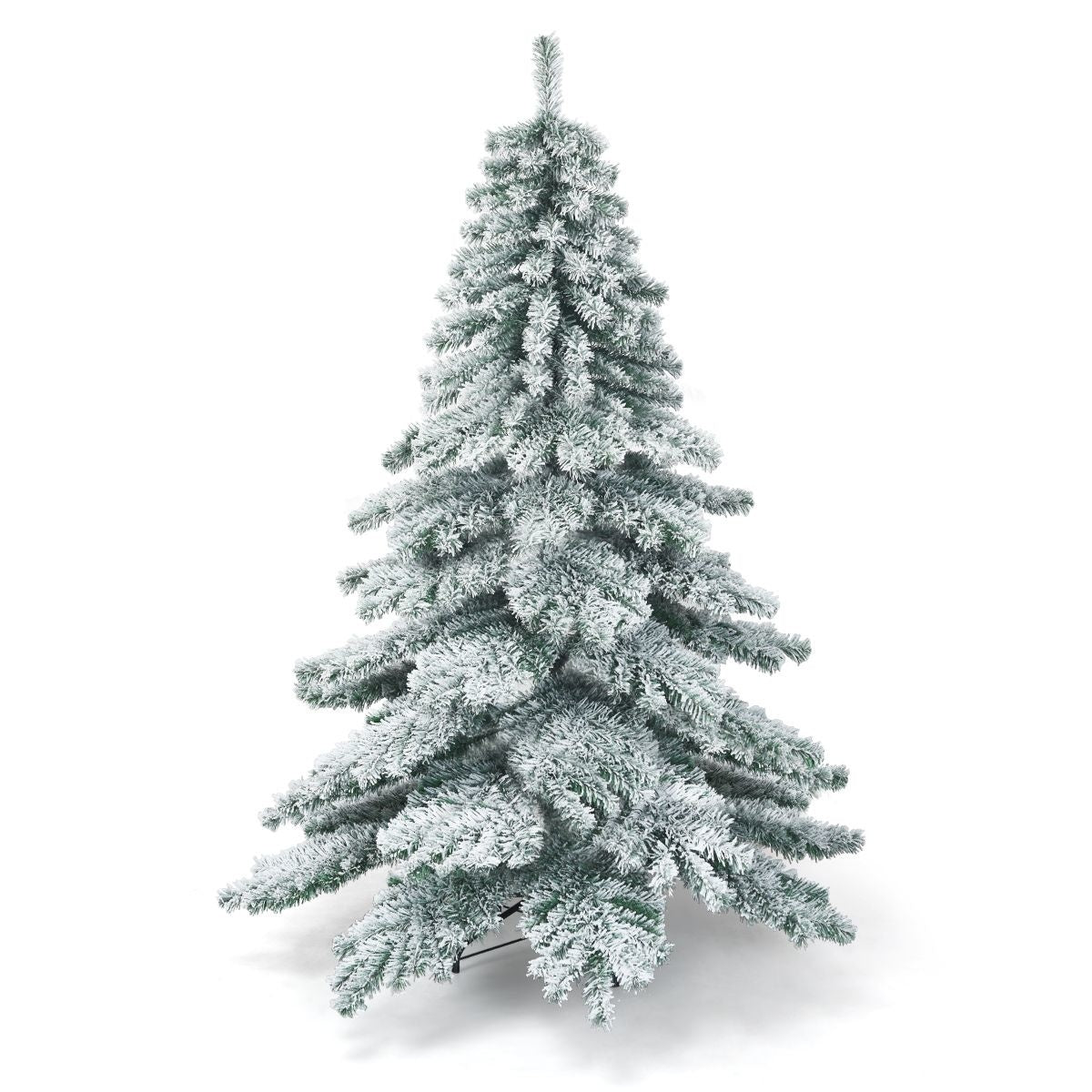 Coast Kunstkerstboom - Met Sneeuwvlokken - Groen + Wit - 180 cm