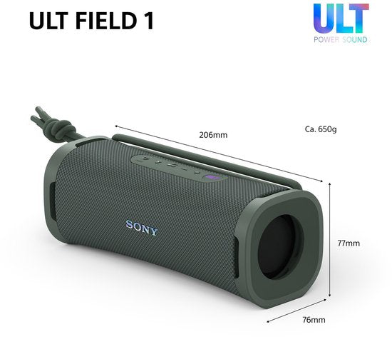 Sony ULT Field 1 - Bluetooth speaker - Forest Gray
