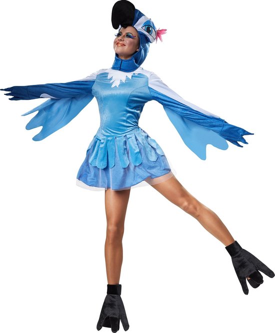 Dressforfun Geestige paradijsvogel XXL - verkleedkleding kostuum halloween verkleden feestkleding carnavalskleding carnaval feestkledij partykleding - 302500