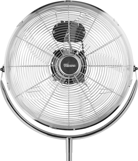 Tristar Statiefventilator XL 45 cm – Metalen Behuizing – Krachtige Luchtstroom – 3 Snelheden – Oscillerend – VE-5975