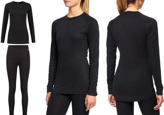 Heat Essentials Thermo Shirt - Zacht en Warm - maat M - Zwart