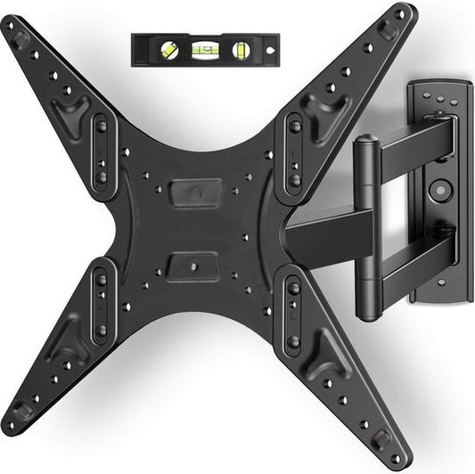 Auronic TV Beugel – Draaibaar & Kantelbaar, VESA 400x400 – Tot 40 kg – 50 x 29 x 43 cm – Zwart