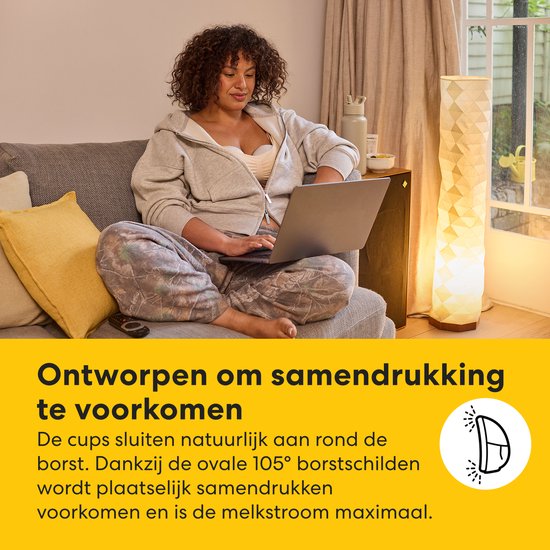 Medela Motion InBra™ - Dubbele Elektrische Borstkolf - Draagbaar en Discreet - Efficiënt en Comfortabel - Inclusief Inserts