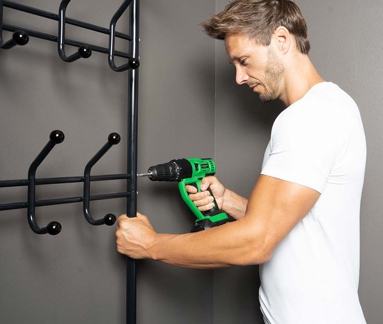 Hammersmith MultiTool Set - 18V - roterend en oscillerend Accu-Multitool - boor, snijden, zagen, schaven en schuren - grote accessoireset en koffer