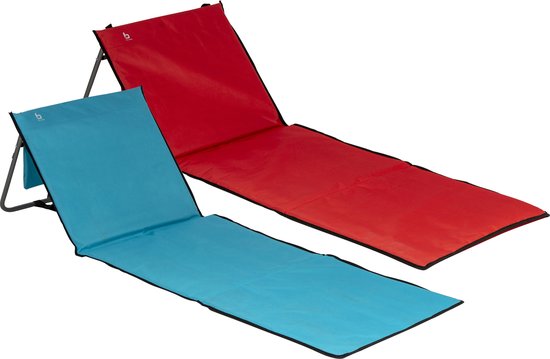 Bo-Camp - Strandmat/strandstoel - Lota - Rood